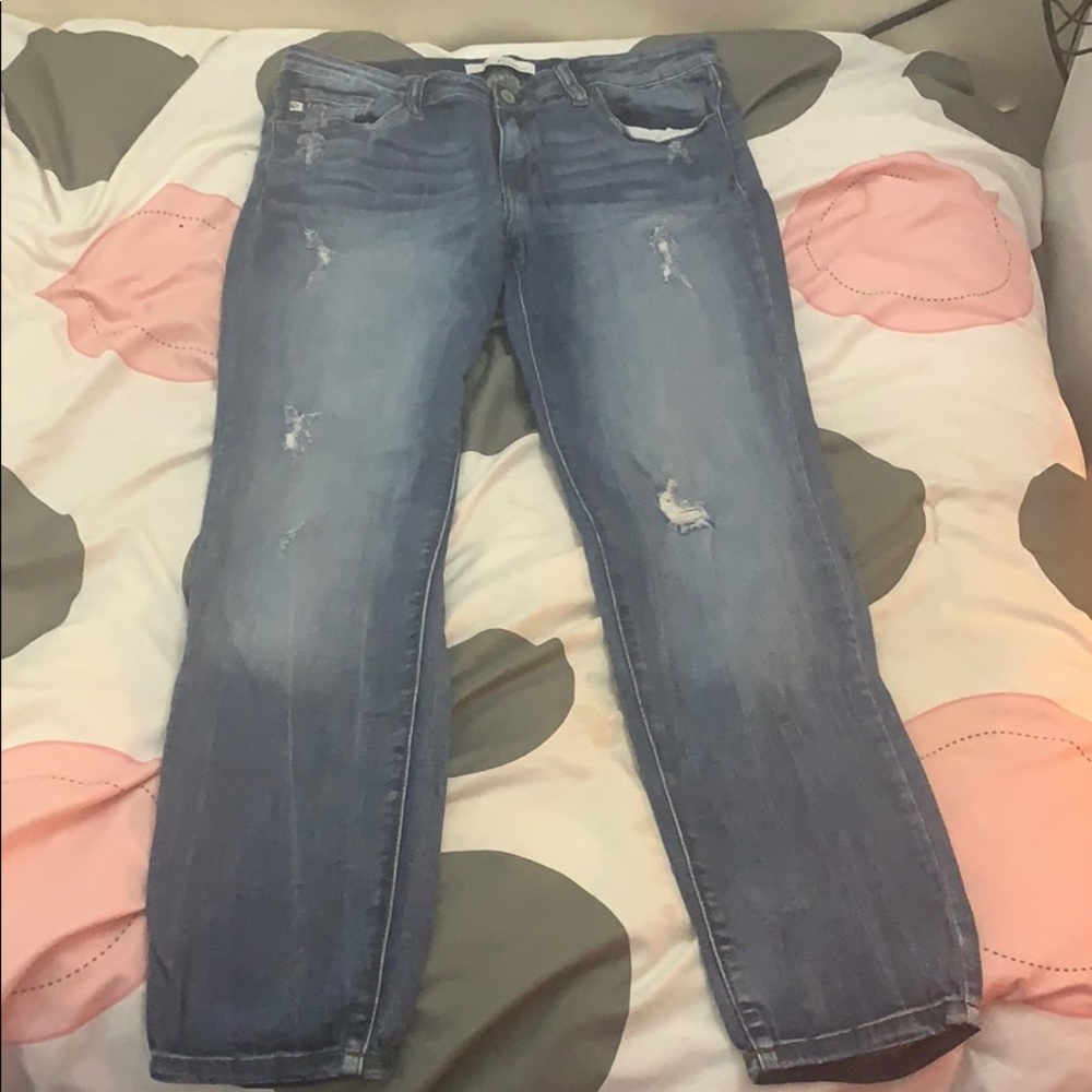 KanCan Distressed Boyfriend Jeans